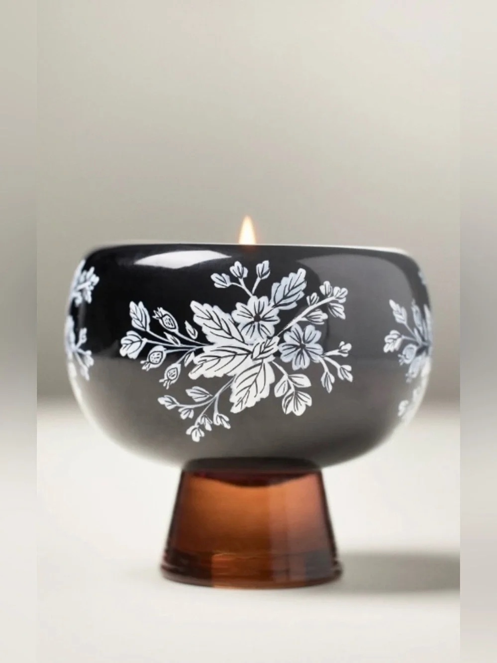 ▪️NWT Anthropologie Gourmand Pumpkin & Sweet Vanilla pedestal Candle